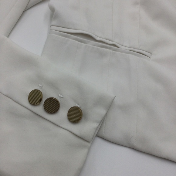 GUESS | Ivory blazer, with gold hardware SZ 10 - Picture 3 of 6